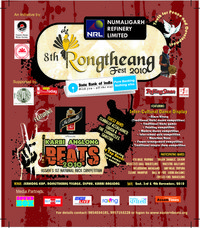 8th Rongtheang Fest & 2nd Karbi Anglong Beats, 2010